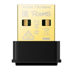 TP-link adaptador AC1300 Nano Wireless MU-MIMO USB - Archer T3U Nano