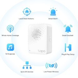 TP-link hub inteligente mini con alarma intergrada Tapo H100
