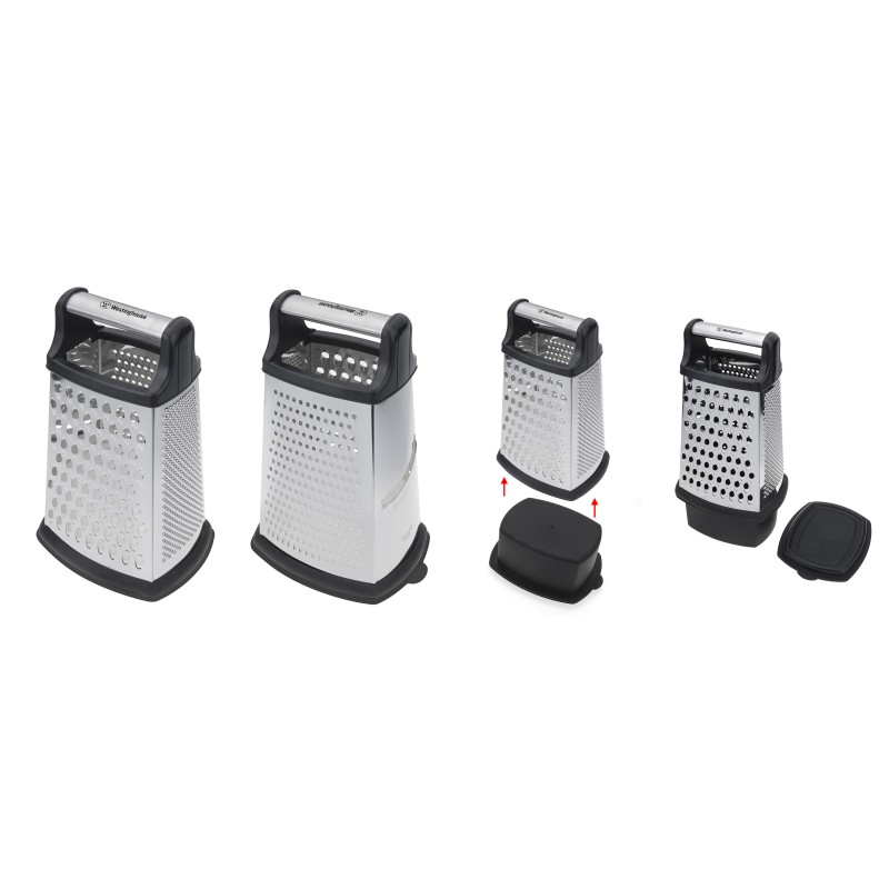 Westinghouse Rallador de acero inoxidable con contenedor WCKG0081011