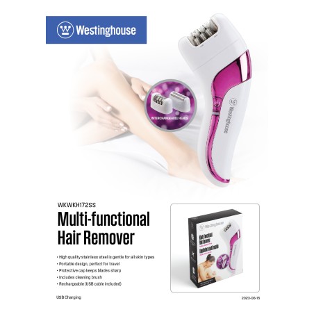 Westinghouse depiladora multifuncional usb recargable - WH2304