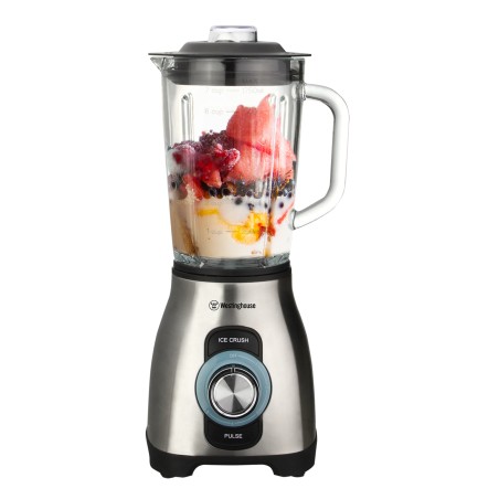 Westinghouse  licuadora 800W  vidrio 1.7L 5 veloc inox  WKBESA1703