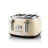 Westinghouse tostadora retro de 4 rebanadas color champam - WKTT809WH