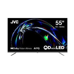 JVC televisor 55" Qled -UHD 4K Google TV  - LT-55KM958