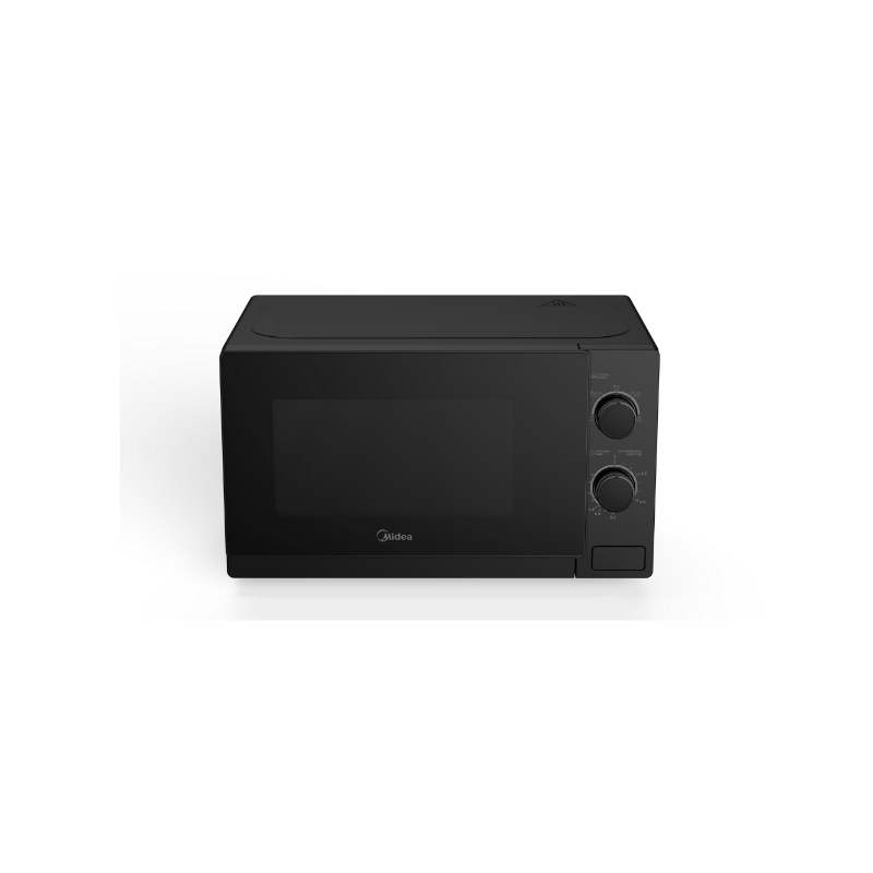 Midea microondas 0,7 pc puerta negra gabinete negro MMDP07S2BM
