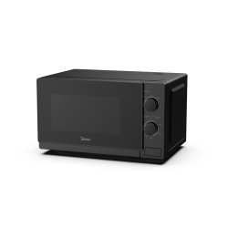 Midea microondas 0,7 pc puerta negra gabinete negro MMDP07S2BM