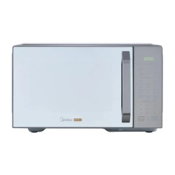 Midea microondas 1.1pc puerta acabado espejo gabinete gris con grill MMDXG11S2MG