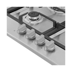 Midea estufa empotrable a gas 24" color silver MTGB24R3402GS