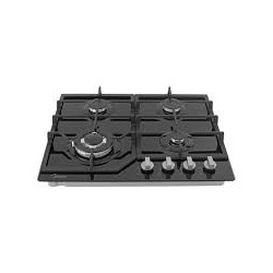 Midea estufa empotrable a gas 24" vidrio color negro MTGB24R3402GG