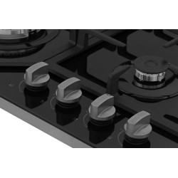 Midea estufa empotrable a gas 24" vidrio color negro MTGB24R3402GG