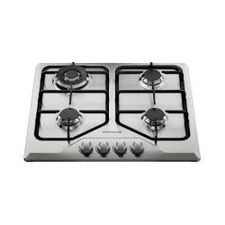 Frigidaire plantilla de gas 24" vidrio empotrable 4 quemadores FTGY24R0EMS