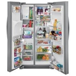 Frigidaire refrigerador side by side 25,6 pies  Inverter con dispensador  GRSS2652AF
