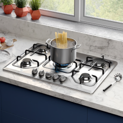 Frigidaire plantilla de gas 30" empotrable 5 quemadores FTGC3050XS