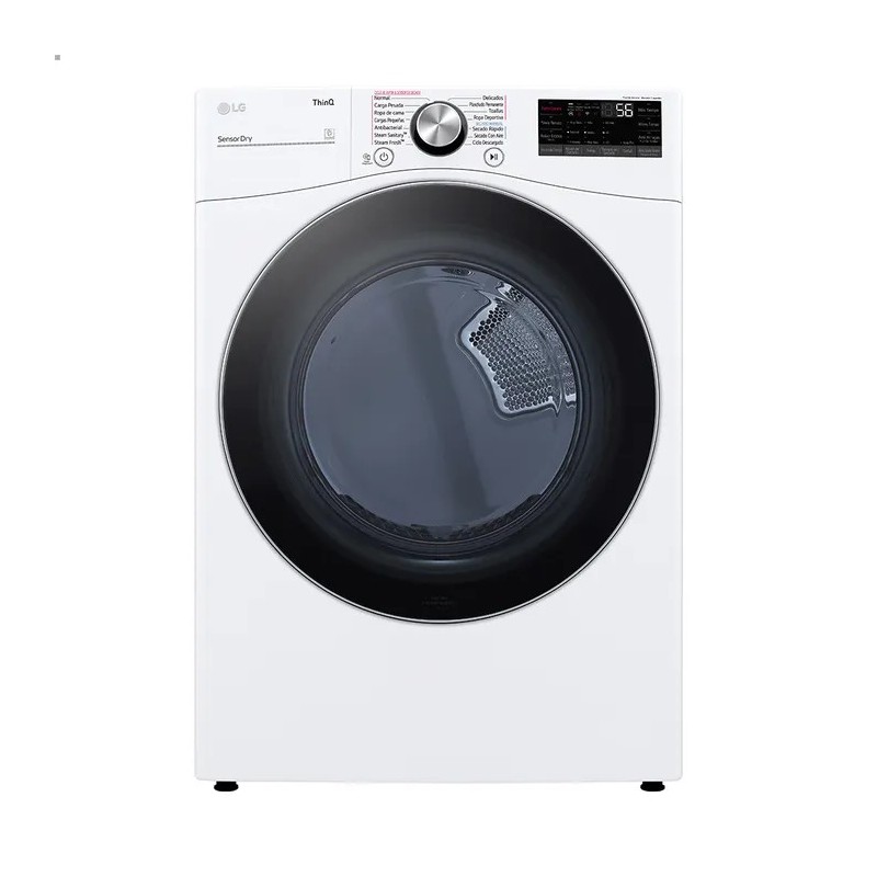 LG Secadora Gas 22 kg white DF22WV2R