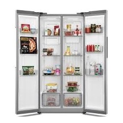 Frigidaire Refrigerador Side By Side de 16 Cu. Ft. Acero FRS16F7N5ES
