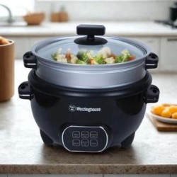 Westinghouse olla arrocera multi usos digital 1.8L 8 funciones negra - WKRCD1020