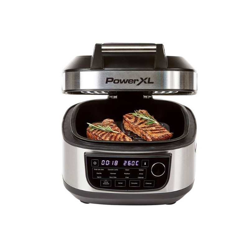 Power XL freidora de aire con parrilla 12 en 1 digital 6QT MFC-AF-6C-LA