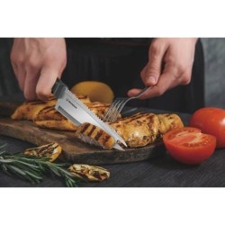 Westinghouse cuchillo de chef  8"/20cm espiga completa mango suave con remaches triples - WCKF007902ABK