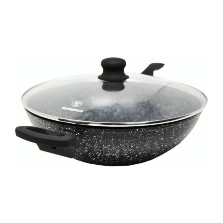 Westinghouse Wok 32cm tapa vidrio acabado marmol negro BPA Free WCCW0009032MBB