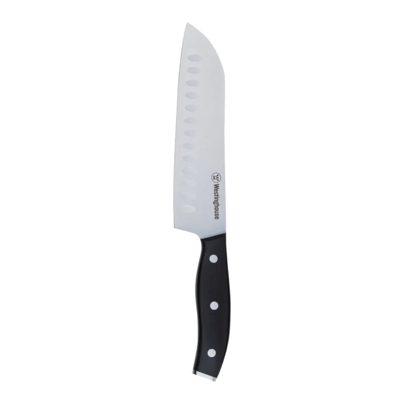 Westinghouse cuchillo santoku 7"/17 cm espiga completa mango suave con remaches triples - WCKTSC15212