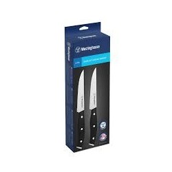 Westinghouse set de dos cuchillos multiusos  5"/13cm acero inoxidable mango con agarre suave - WCKF007502ABK