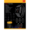 Kodak reloj inteligente SW7204 negro 1,85" full touch