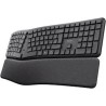 Trust keyra teclado inalambrico multidispositivo ergonomico US - 25459