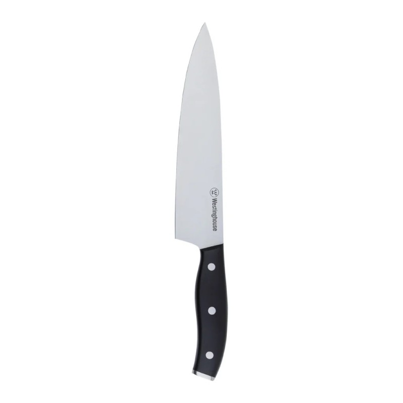 Westinghouse cuchillo de chef  8"/20cm espiga completa mango suave con remaches triples - WCKTSC15210