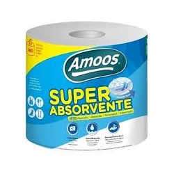 Amoos toalla mayordomo super absorbente doble hoja 180 h paq 6 und J624510