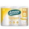 Amoos papel higienico compact doble hoja 266 H 18 rollos paq x 1 -H623212.0