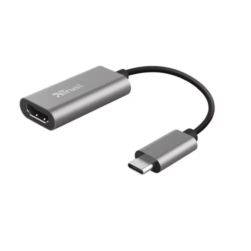 Trust adaptador USB-C a HDMI  Ultra HD 4K multicanal - 23774