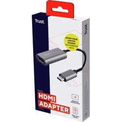 Trust adaptador USB-C a HDMI  Ultra HD 4K multicanal - 23774