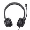 Trust auriculares USB supraaurales para PC microfono con cancelación de ruido y diadema ajustable negro - 25089