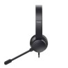 Trust auriculares USB supraaurales para PC microfono con cancelación de ruido y diadema ajustable negro - 25089