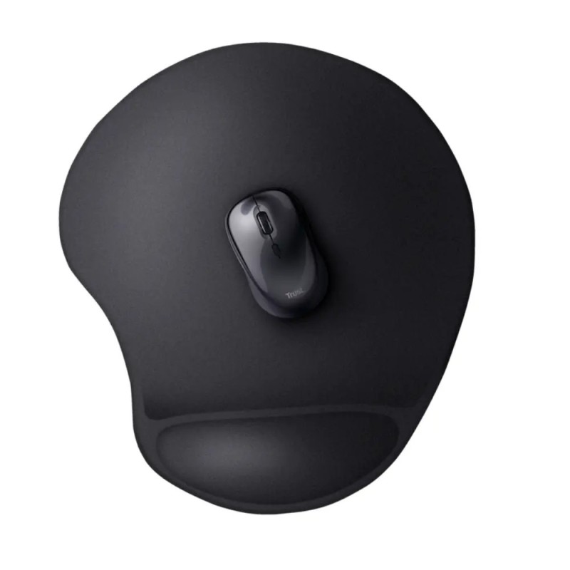 Trust bigfoot XL alfombrilla de gel para raton negro  - 23728