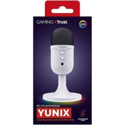 Trust RGXT 234W yunix microfono gaming USB blanco - 25374