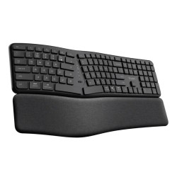 Trust keyra teclado inalambrico multidispositivo ergonomico ES - 25704
