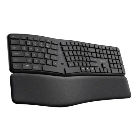Trust keyra teclado inalambrico multidispositivo ergonomico ES - 25704