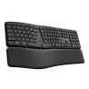 Trust keyra teclado inalambrico multidispositivo ergonomico ES - 25704