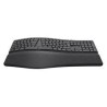 Trust keyra teclado inalambrico multidispositivo ergonomico ES - 25704