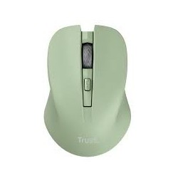 Trust mouse inalambrico eco  color verde claro silencioso - 25042