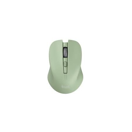 Trust mouse inalambrico eco  color verde claro silencioso - 25042