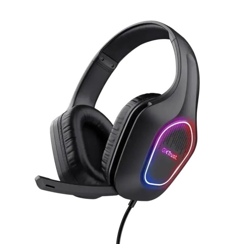Trust audifonos alambricos gamer iluminacion led multicolor - 25331
