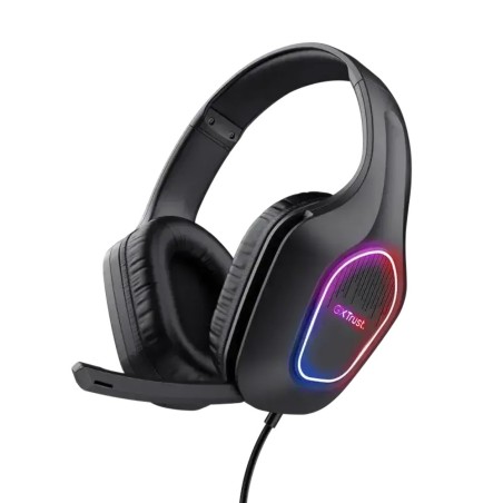 Trust audifonos alambricos gamer iluminacion led multicolor - 25331