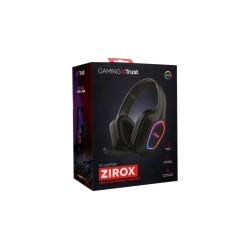 Trust audifonos alambricos gamer iluminacion led multicolor - 25331