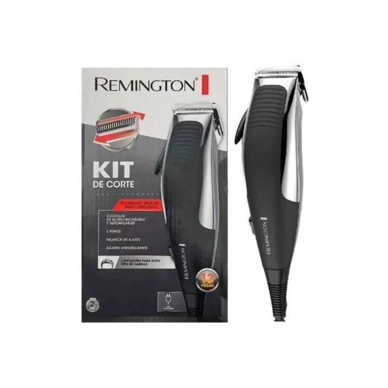 Remington kit cortadora de cabello 12 piezas HC1096A-110F
