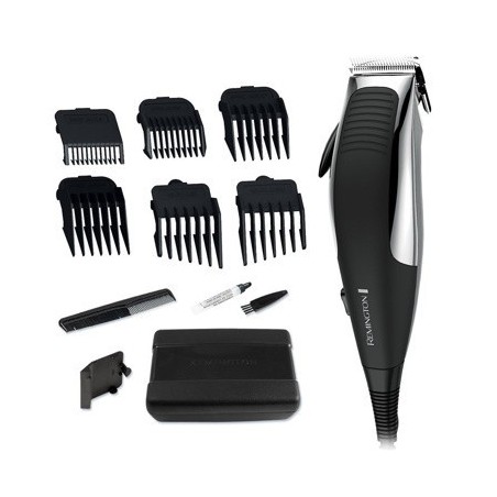 Remington kit cortadora de cabello 12 piezas cromada HC1080A-110F