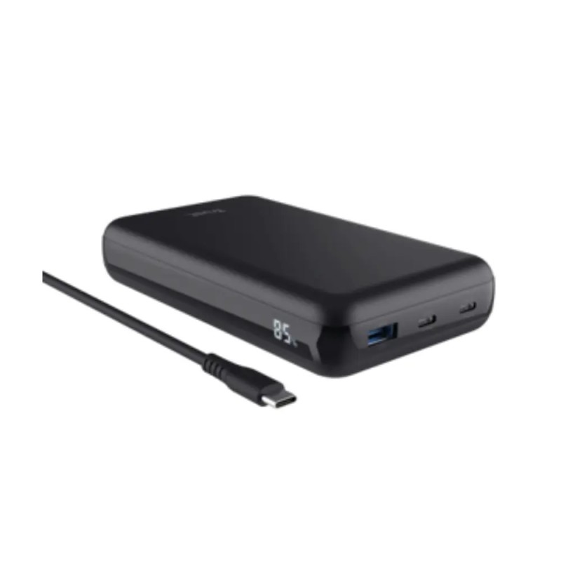 Trust bateria externa Laro de 100 W para portátiles carga rapida USB-C - 25240