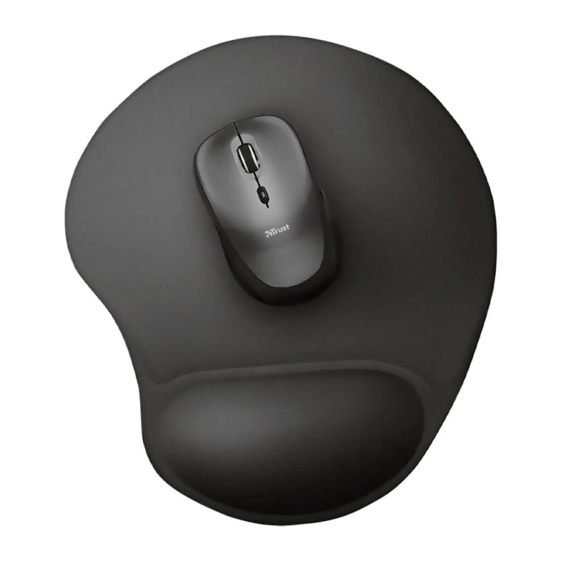Trust almohadilla para mouse ergonómica de gel color negro - 16977