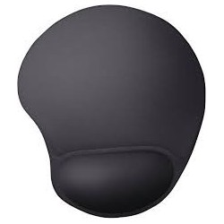 Trust almohadilla para mouse ergonómica de gel color negro - 16977