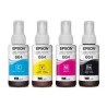Epson botella de tinta T664 pack completo de 4 colores negro cian magenta y amarillo - T664520-4P